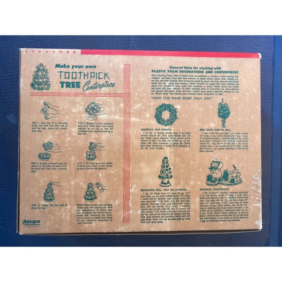 Vintage Package of 12 Holiday House Christmas Balls Decorations Star Band Satin - Picture 5 of 9